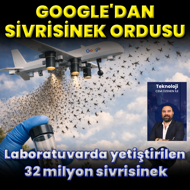 Google'dan sivrisinek ordusu!