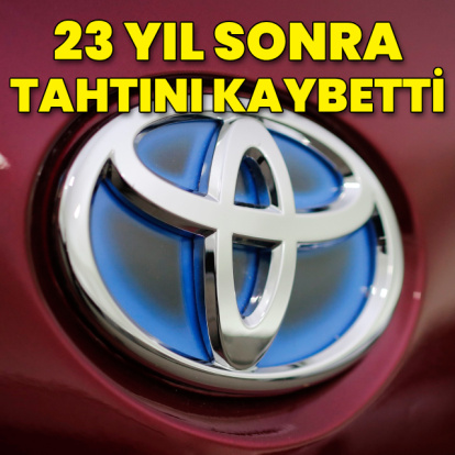 Toyota 23 yıl sonra tahtını kaybetti