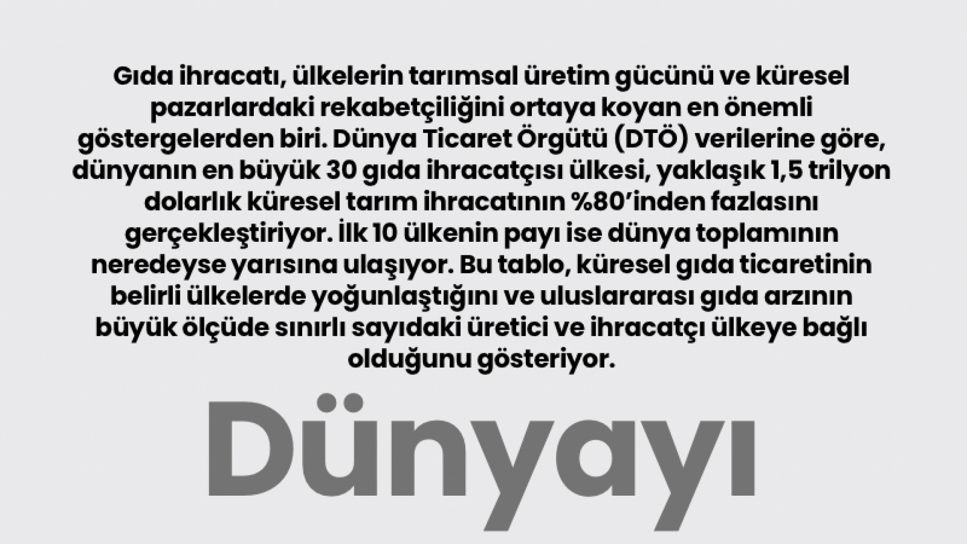Dünya Sofrasını Besleyen 10 Ülke: Küresel Gıda İhracatında Liderler