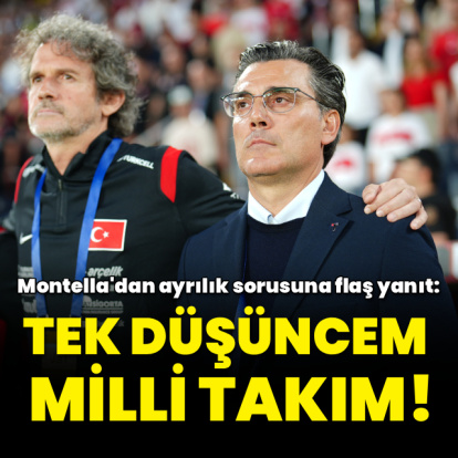 "Benim tek düşüncem milli takım!"