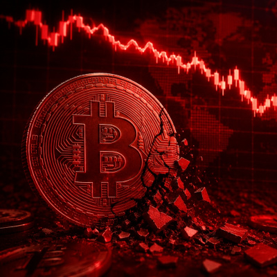 Bitcoin'de sert düşüş