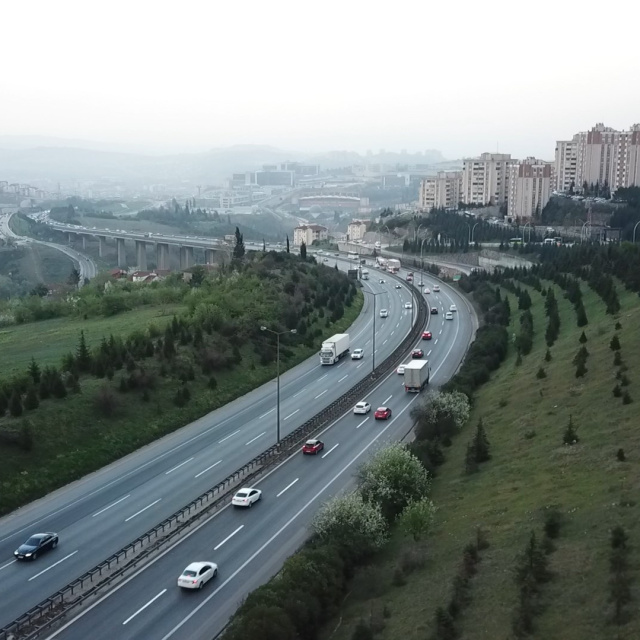 Muallimköy ile Gebze kavşakları yönünde onarım çalışması