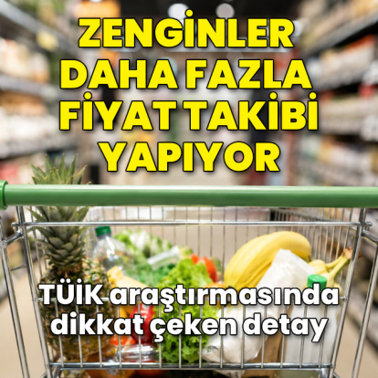 Zenginler daha fazla fiyat takibi yapıyor