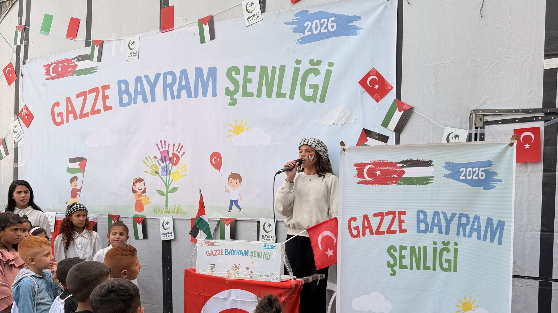 Gazze'de Kurban Bayramı Şenliği: Çocuklar Umut Dolu Anlar Yaşadı