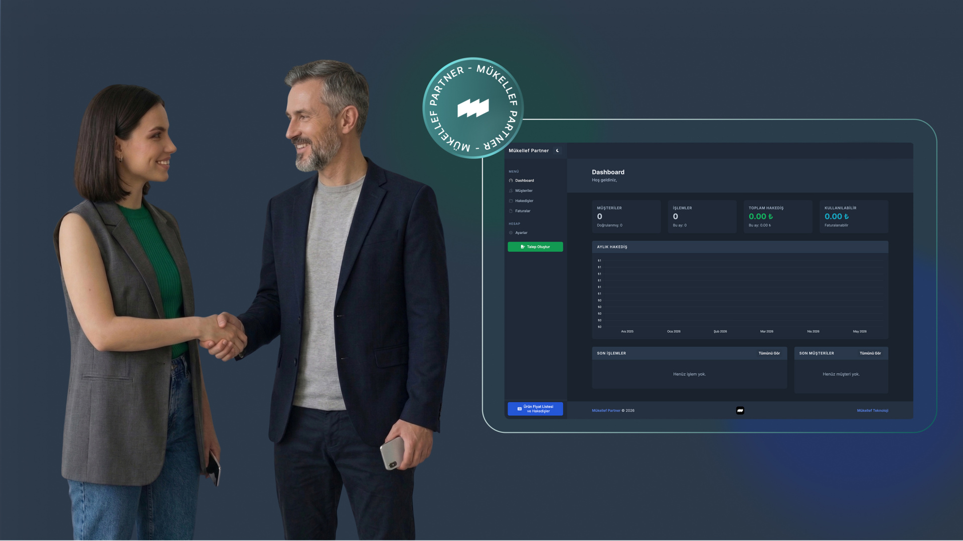 Mükellef Teknoloji, İş Ortakları İçin Partner Paneli’ni Kullanıma Açtı