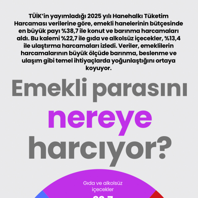 Emekli parasını nereye harcıyor?