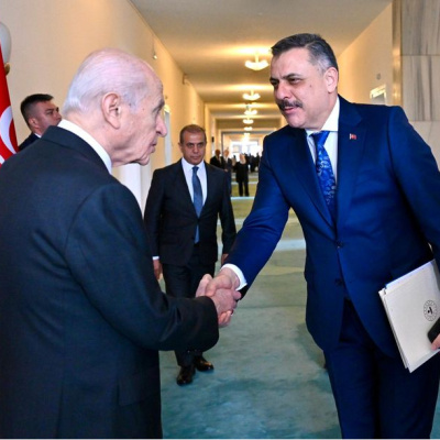 Bakanlardan Bahçeli'ye ziyaret