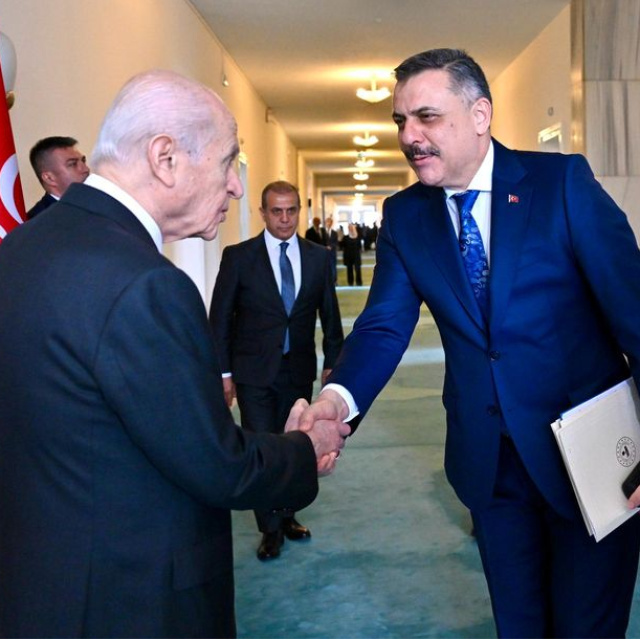 Bakanlardan Bahçeli'ye ziyaret