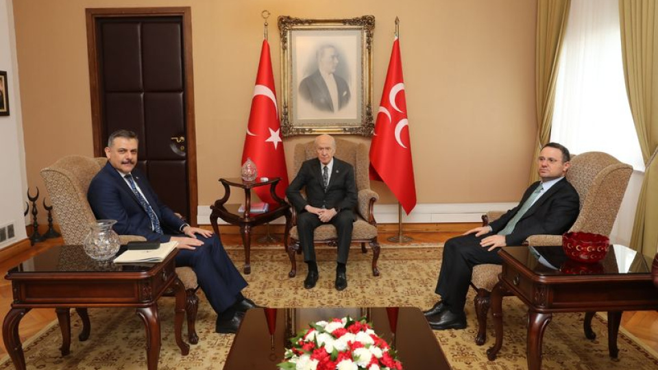 Bakanlardan Bahçeli'ye ziyaret