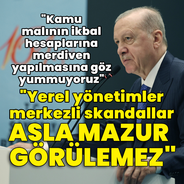 Cumhurbaşkanı Erdoğan'dan açıklamalar