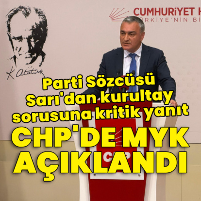 CHP, MYK üyelerini açıkladı!