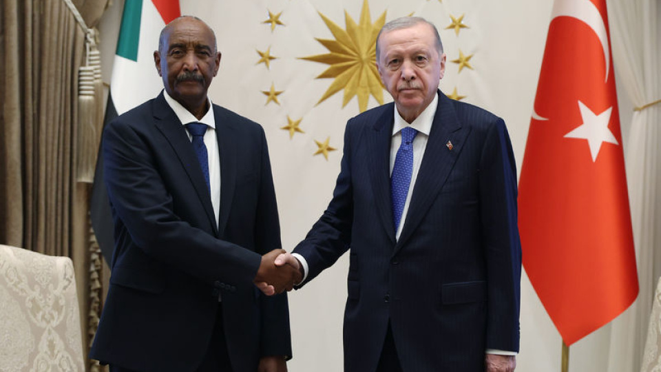 Cumhurbaşkanı Erdoğan, Abdulfettah el-Burhan'la görüştü