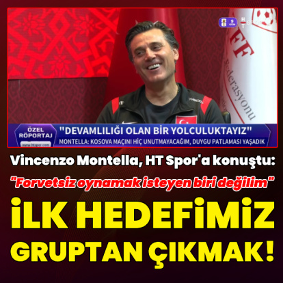 Montella HT Spor'a konuştu: İlk hedefimiz gruptan çıkmak!