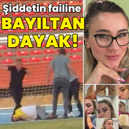 Şiddetin failine bayıltan dayak!
