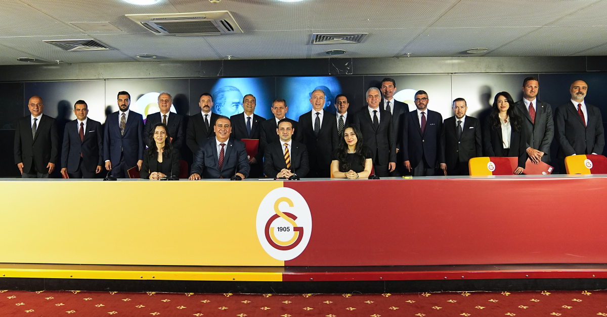 G.Saray'da yeni yönetim kurulu görev dağılımı açıklandı