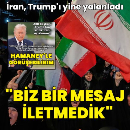 İran yine Trump'ı yalanladı: Biz yanıt vermedik