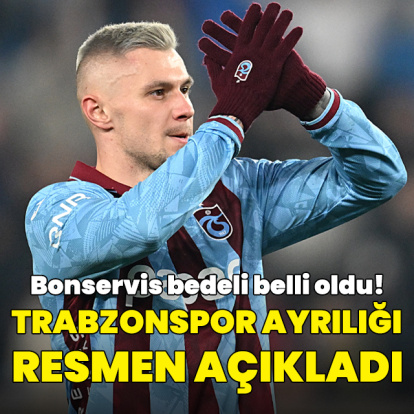 Trabzonspor ayrılığı açıkladı!