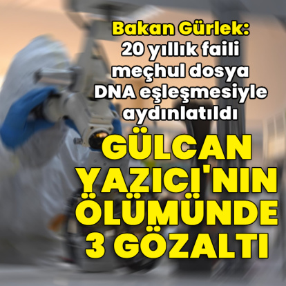 Bakan Gürlek duyurdu! Bir faili meçhul daha çözüldü!