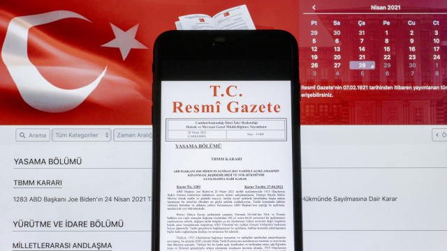 Varlık Barışı Resmi Gazete'de