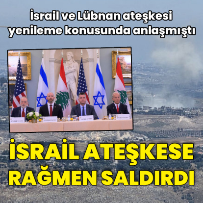İsrail ateşkese rağmen saldırdı