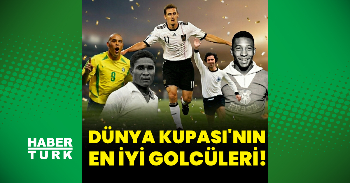 Dünya kupalarının "11 eniyi golcüsü"!