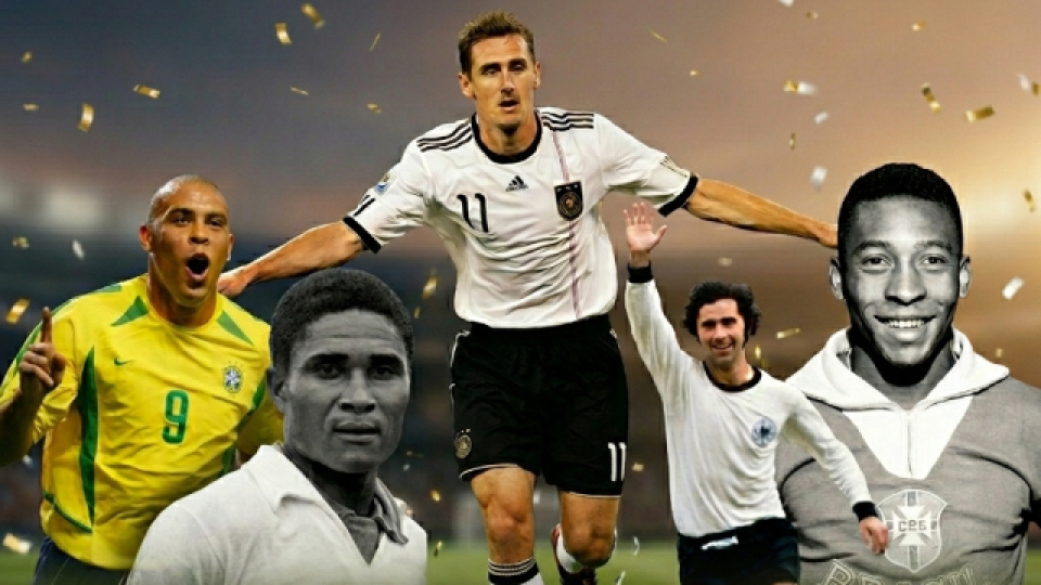 Dünya kupalarının "11 en iyi golcüsü"!