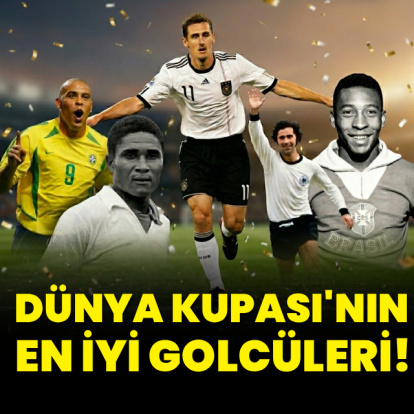 Dünya kupalarının "11 en iyi golcüsü"!