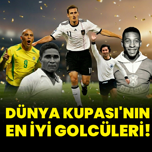 Dünya kupalarının "11 en iyi golcüsü"!