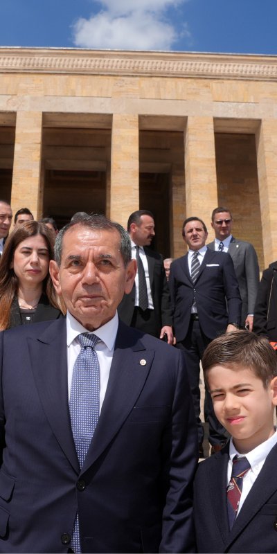 G.Saray'dan Anıtkabir'e ziyaret
