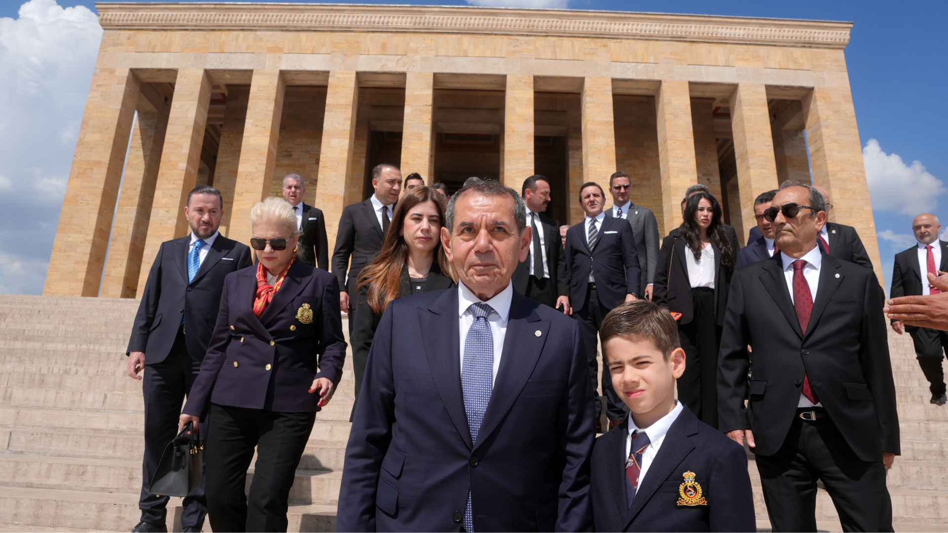 Galatasaray'dan Anıtkabir'e anlamlı ziyaret