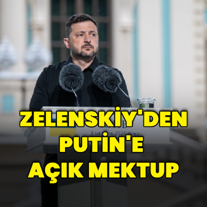 Zelenskiy'den Putin'e açık mektup