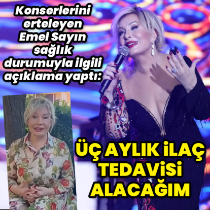 "Üç aylık bir ilaç tedavisi alacağım"