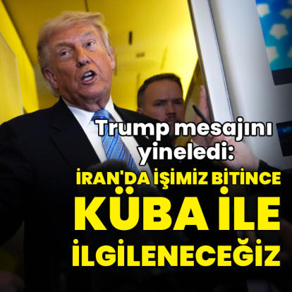 Trump'tan yine Küba mesajı