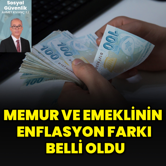 Maaş zamlarında 5 aylık enflasyon farkı belli oldu