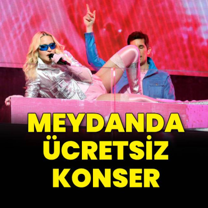 Sürpriz ücretsiz konser
