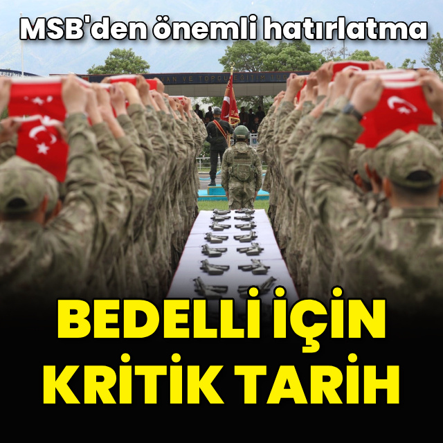 MSB'den 'bedelli' uyarısı