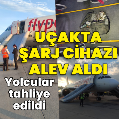 Powerbank nedeniyle uçak tahliye edildi
