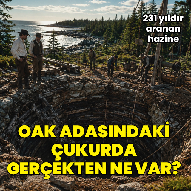 231 yıldır aranan hazine: Oak Adasındaki çukurda gerçekten ne var?