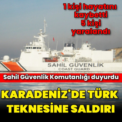 Karadeniz'de Türk teknesine saldırı