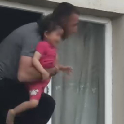 Küçük kızını rehin alan baba etkisiz hale getirildi
