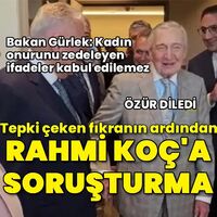 Tepki çeken fıkranın ardından Rahmi Koç'a soruşturma