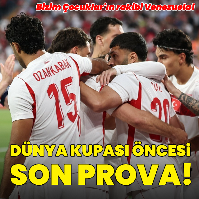 Bizim Çocuklar'ın rakibi Venezuela!