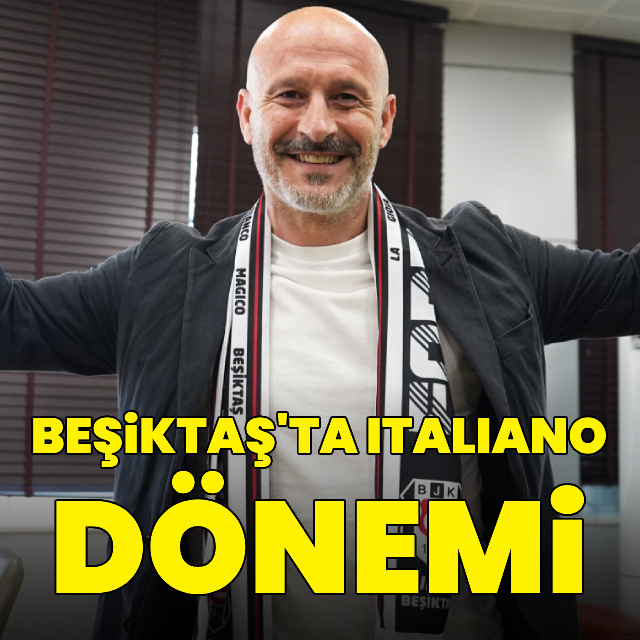 Beşiktaş'ta Vincenzo Italiano dönemi!