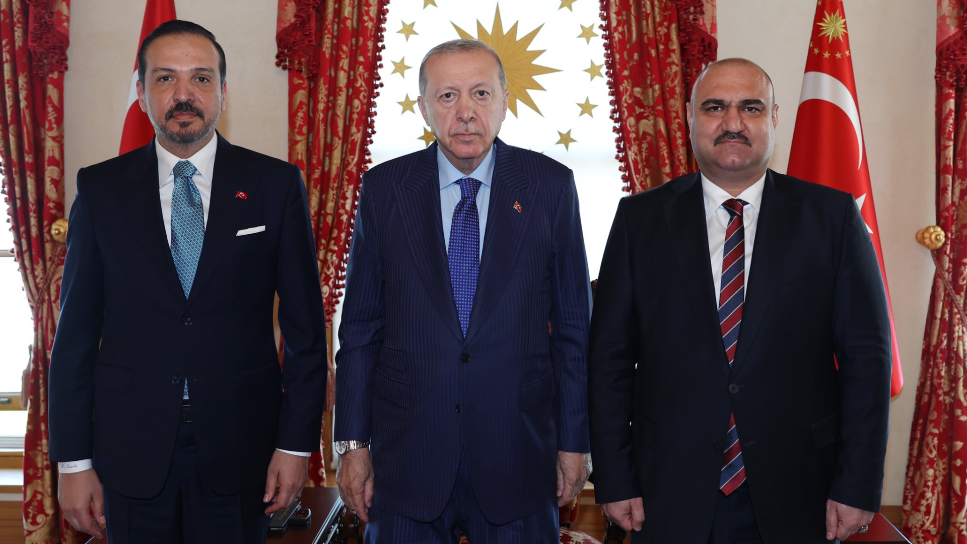 Cumhurbaşkanı Erdoğan, Kerkük Valisi Mehmet Seman Ağa ile Görüştü