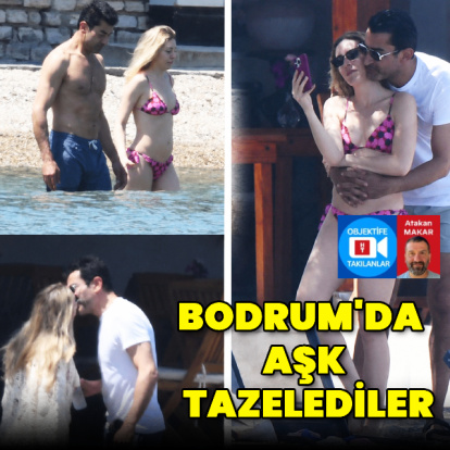 Bodrum'da aşk tazelediler