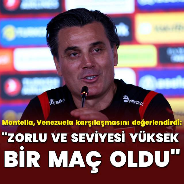 "Zorlayıcı ve seviyesi yüksek bir maç oldu"