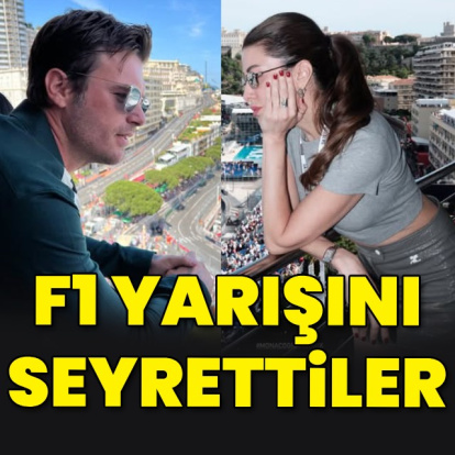 F1 yarışını yerinden takip ettiler