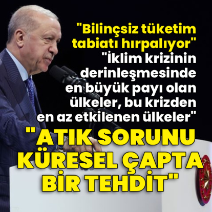 Cumhurbaşkanı Erdoğan'dan açıklamalar
