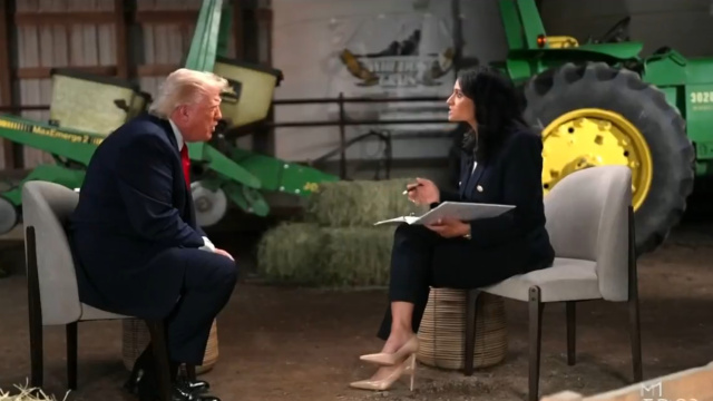 Trump, röportajı yarıda bıraktı
