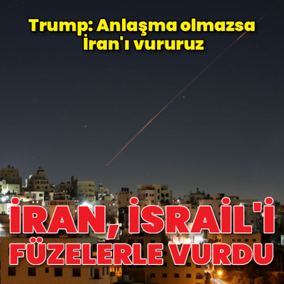 İran, İsrail'i füzelerle vurdu